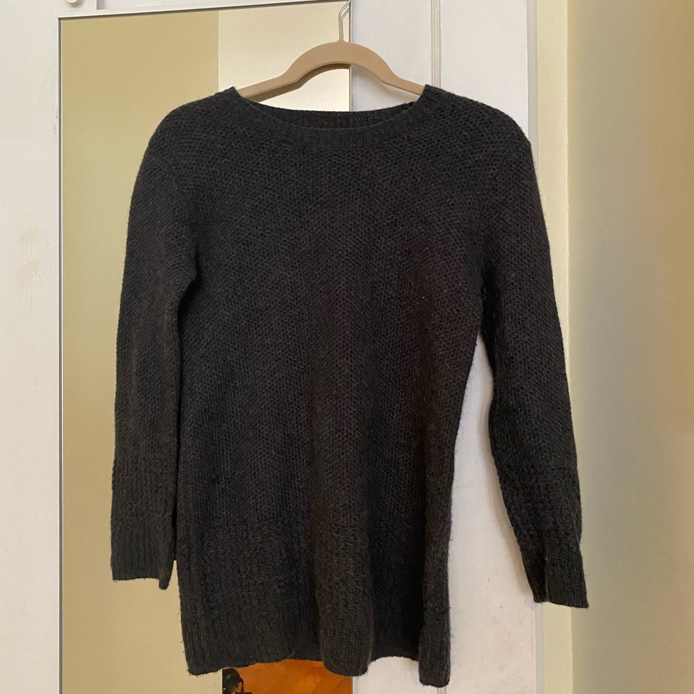 All Saints Waffle Knit Cashmere Crew